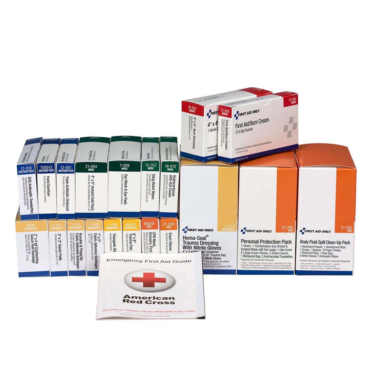 First Aid Only 36 Unit ANSI A+ w BBP Refill 90783 First Aid Only 36 Unit ANSI A+ w BBP Refill 90783